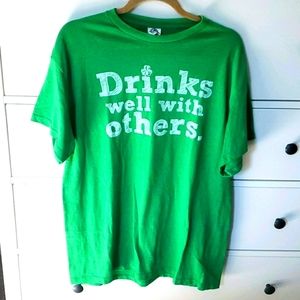 Drinks well with others Tee